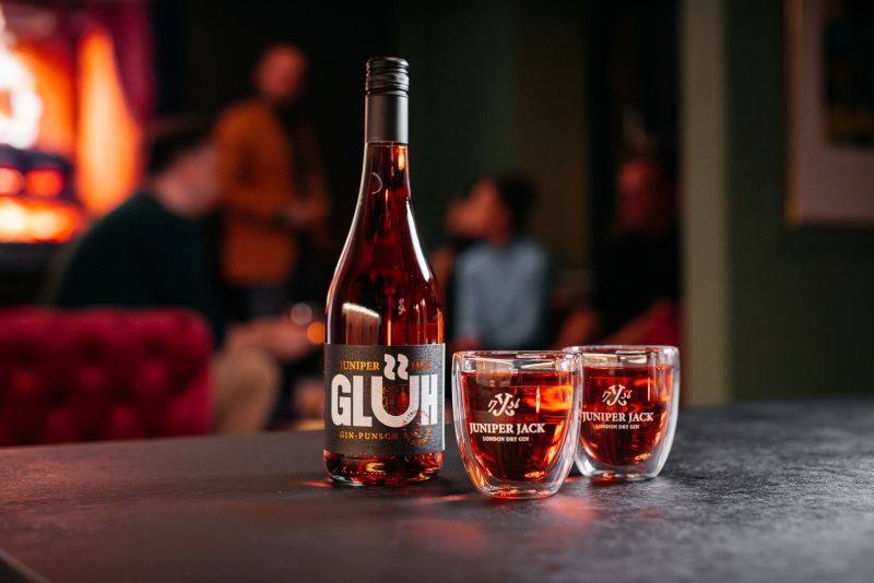 GLÜH Gin-Punsch mit zwei Bechern