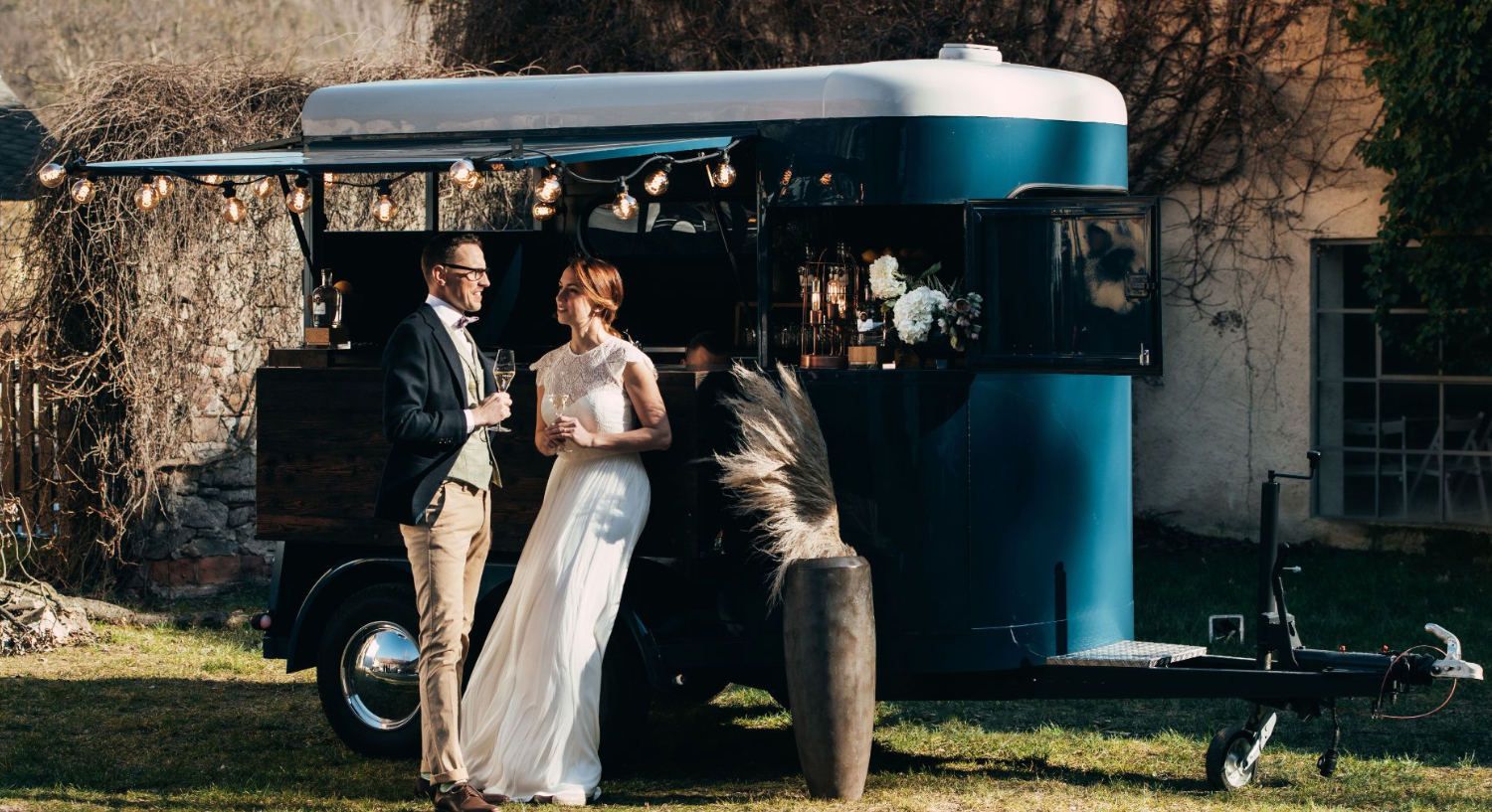 Tipsy Horse ohne Branding bei einer Hochzeit