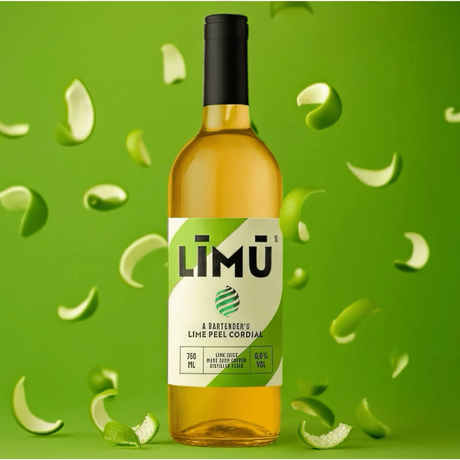 LĪMŪ Lime Peel Cordial