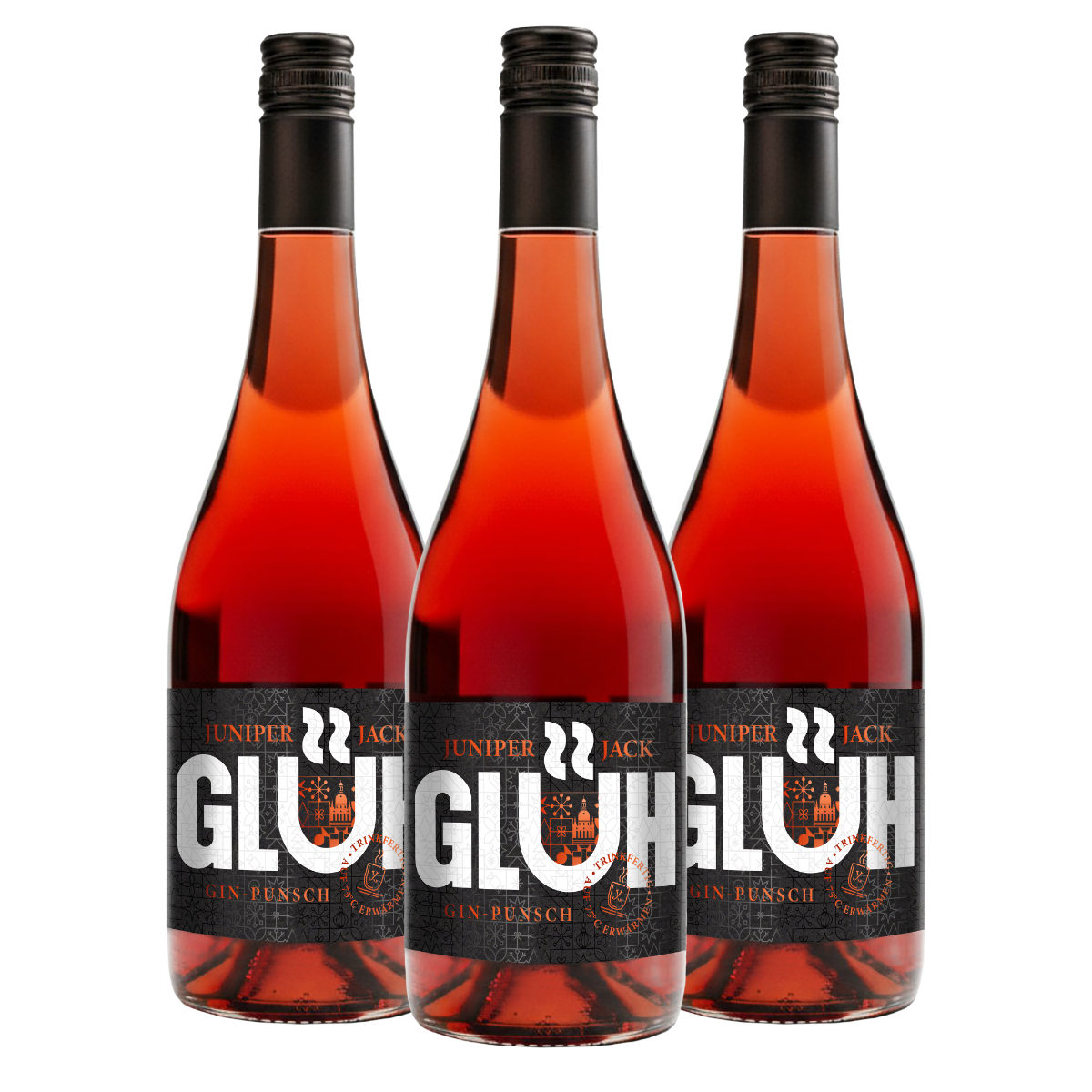 GLÜH - Gin Punsch - VORTEILSBUNDLE (3 x 750 ml)