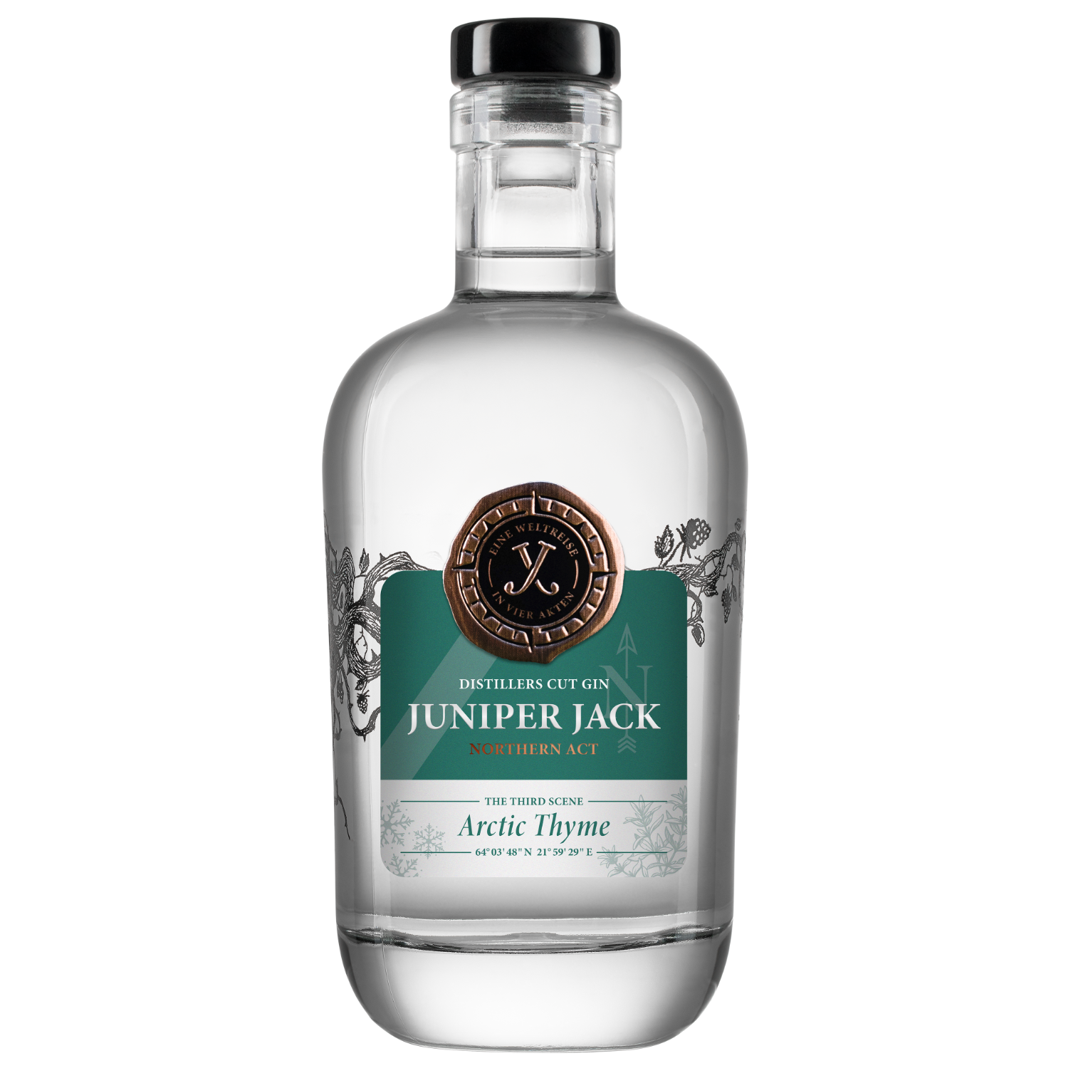 Distillers Cut Gin "Island - Arctic Thyme" 500 ML mit Verpackung, limitiert auf 999 Stück