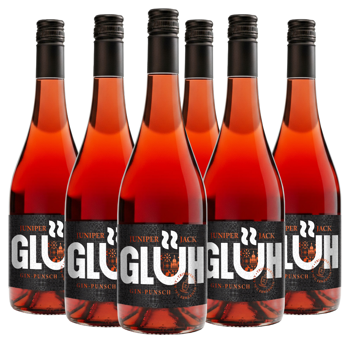 GLÜH - Gin Punsch - VORTEILSBUNDLE (6 x 750 ml)
