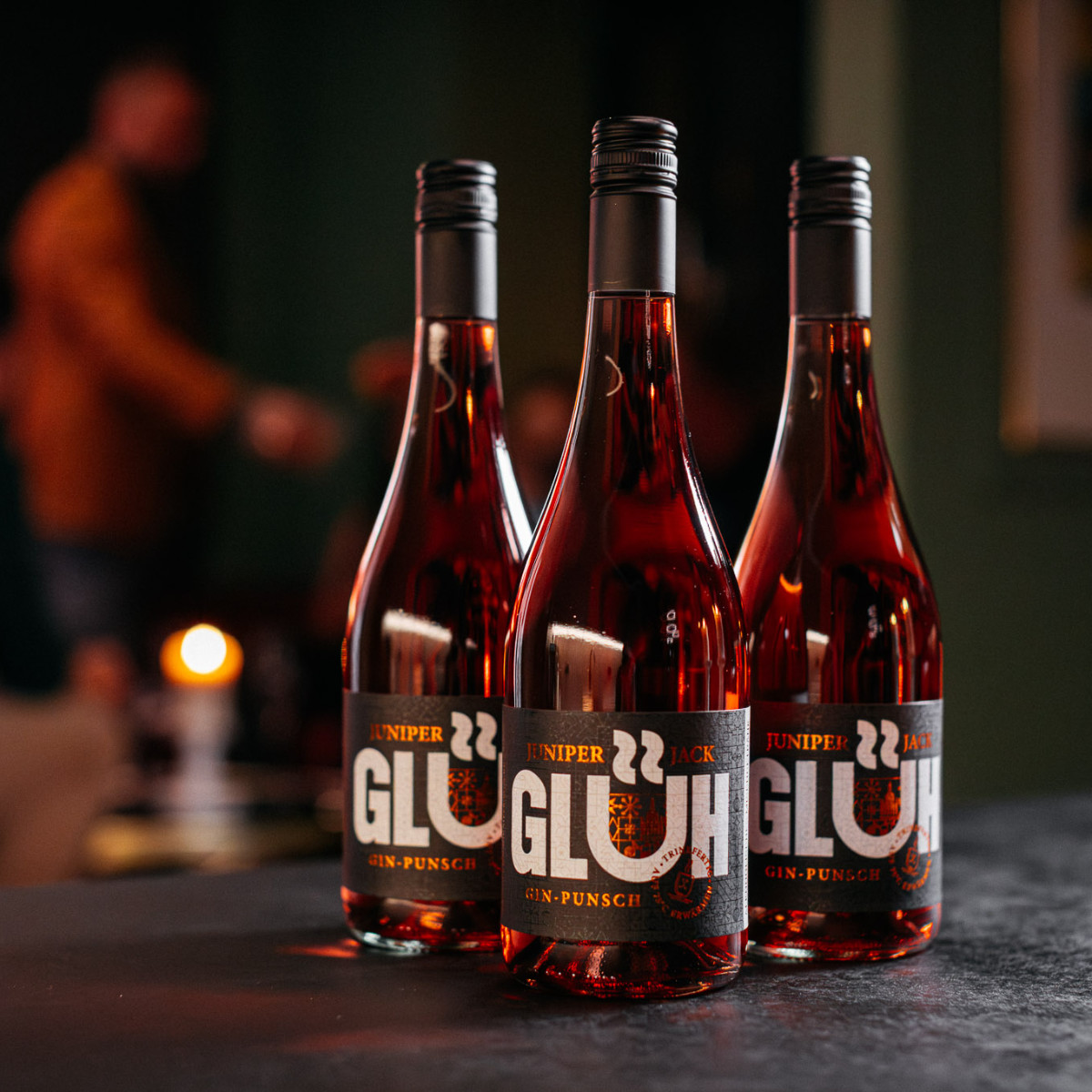 GLÜH - Gin Punsch - JUNIPER JACK - VORTEILSBUNDLE (3 x 750 ml)